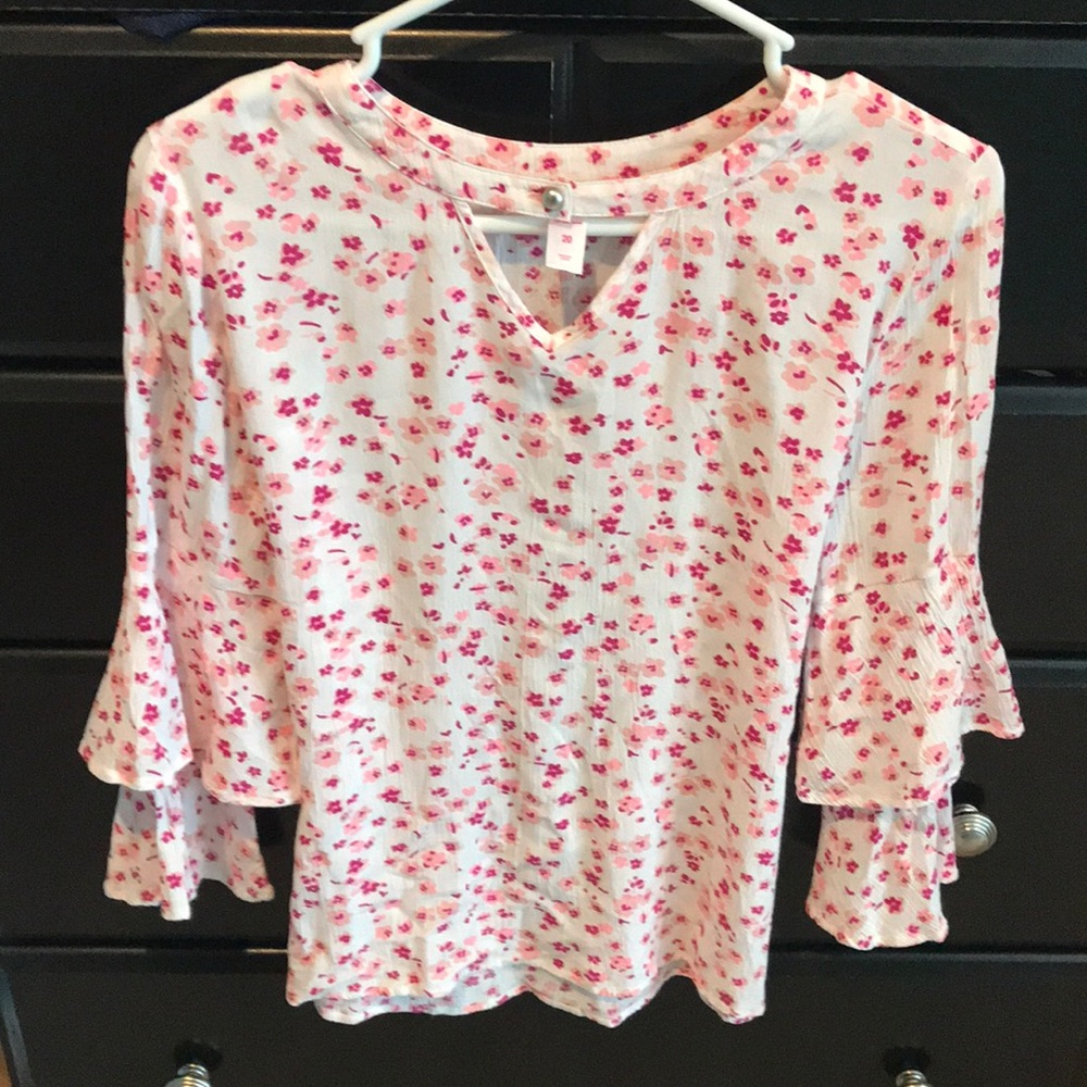 Justice Girls Ruffle-sleeve Top